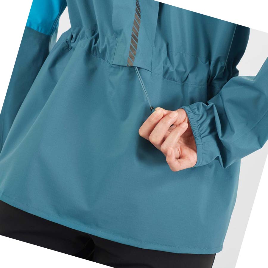 Chaquetas Salomon BONATTI TRAIL WATERPROOF Mujer Azules | MX 2494VRW